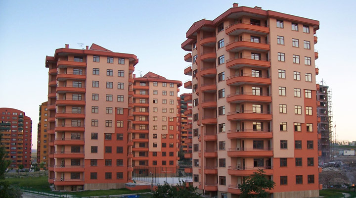 Ankara, Turkey, residential houses
