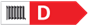 ErP label, class D - for heating